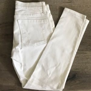 NWT Banana Republic White Skinny Jeans